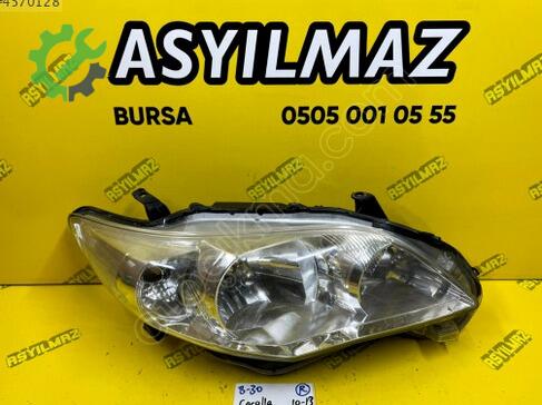 Toyota Corolla Sağ Ön Far çıkma parça