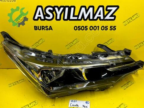 Toyota Corolla Sağ Ön Far çıkma parça