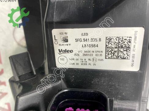 Cupra Formentor Sol Ön Far 5FG941035C çıkma parça