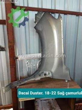 Dacia Duster Sağ Çamurluk 18-22 çıkma parça