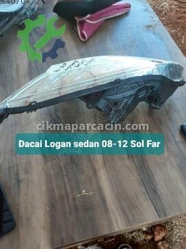 Dacia Logan Sol Ön Far 08-12 çıkma parça