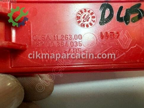Dacia Duster Tampon Reflektörü çıkma parça
