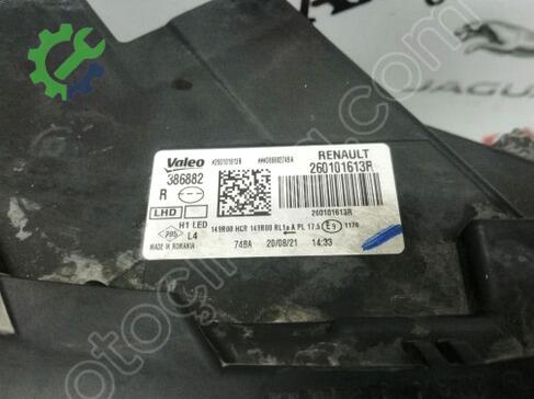 Dacia Duster LED Far 260101613R çıkma parça
