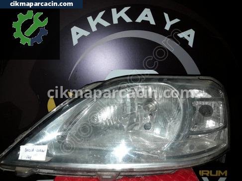 Dacia Logan Sol Ön Far çıkma parça