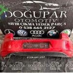 Volkswagen Golf Orijinal Çıkma Kırmızı Arka Tampon