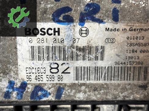 Peugeot 307 İmmobilizer EDC16C3-9636760580F çıkma parça
