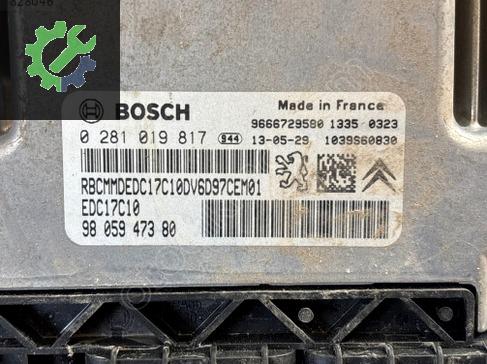 Citroen C3 Motor Beyni EDC17C10 çıkma parça