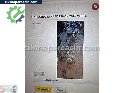Fiat Doblo Torsiyon çıkma parça