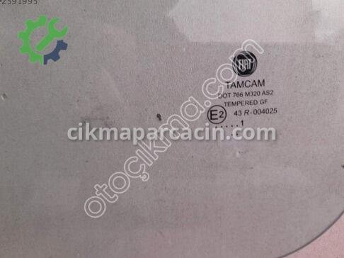 Fiat Doblo Sol Ön Kapı Camı çıkma parça