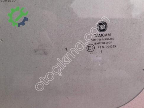 Fiat Doblo Sol Ön Kapı Camı çıkma parça