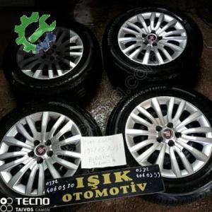 FİAT EGEA ÇIKMA ORJİNAL JANT LASTİK TAKIMI 195-65-R15 5X98