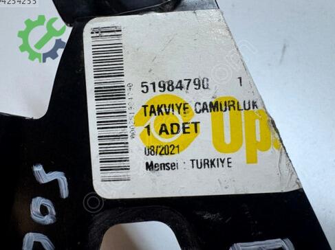 Fiat Egea Çamurluk Sacı çıkma parça