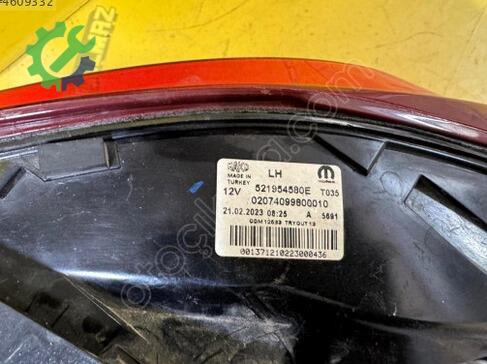 Fiat Egea Sol Arka Stop 521954580E çıkma parça