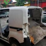 Fiat Fiorino sol arka çamurluk kesme orjinal çıkma