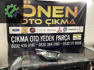 FORD CUSTOM SAĞ FAR SİYAH DÜZ ORJİNAL ÇIKMA