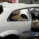 Ford Fiesta sağ arka çamurluk kesme orjinal çıkma
