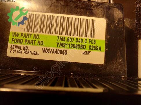 Ford Galaxy Kalorifer Kontrol Paneli çıkma parça