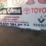Ford kuryer arka bagaj plakalık
