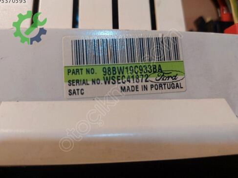 Ford Mondeo Klima Kontrol Paneli 98BW19C933BA çıkma parça