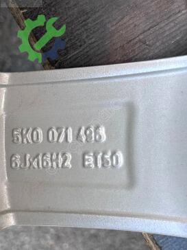 Volkswagen Golf Çelik Jant 5K0071498 çıkma parça