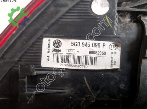 Volkswagen Golf Sağ Arka Stop çıkma parça