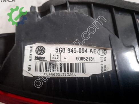 Volkswagen Golf Sağ Arka Stop çıkma parça