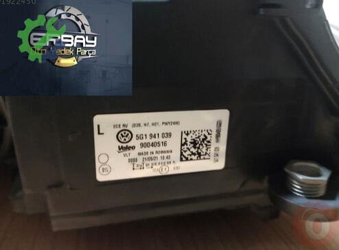 Volkswagen Golf Sol Ön Far 5G1941039 çıkma parça