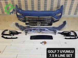 GOLF 7 İÇİN 7.5 R LINE UYUMLU ÖN TAMPON SET