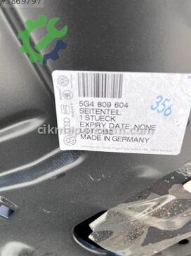 Volkswagen Golf Sağ Arka Çamurluk 5G4809604 çıkma parça