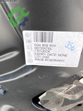 Volkswagen Golf Sağ Arka Çamurluk 5G4809604 çıkma parça