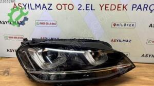 GOLF 7 SAĞ FAR ORJİNAL U LED