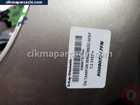 Volkswagen Golf Ön Tampon çıkma parça