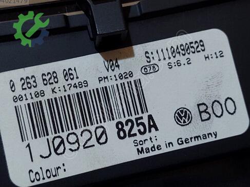 Volkswagen Golf Km Saati çıkma parça