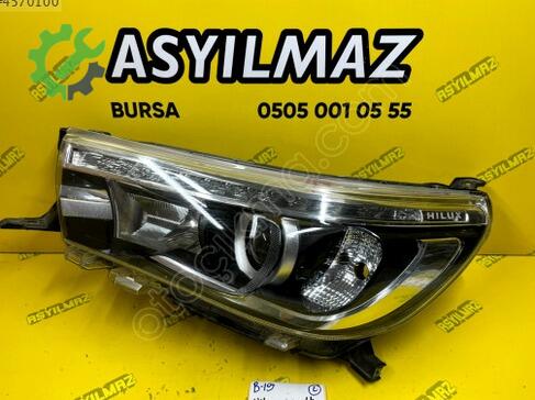 Toyota Hilux Sol Ön Far çıkma parça