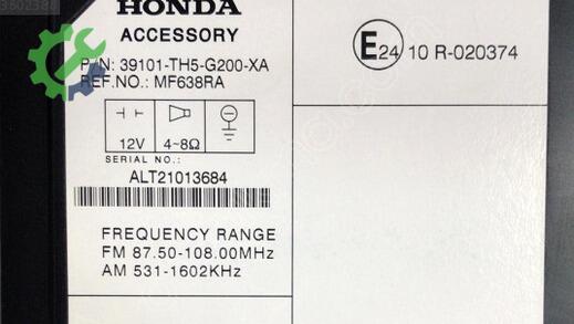 Honda Civic Teyp 39101-TH5-G200 çıkma parça