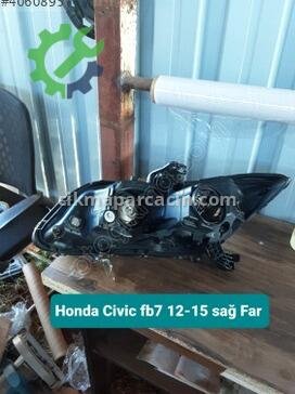 Honda Civic Sağ Ön Far 12-15 çıkma parça