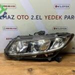 HONDA CİVİC FB7 SOL FAR ORJİNAL DÜZ TİP 2012-2016 UYUMLU