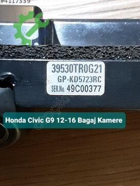Honda Civic Bagaj 12-16 çıkma parça