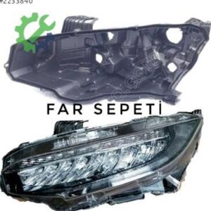 HONDA CİVİC SOL FAR KASASI SIFIR 2016-2020 UYUMLU