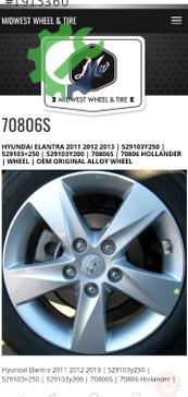 Hyundai Elantra Jant çıkma parça