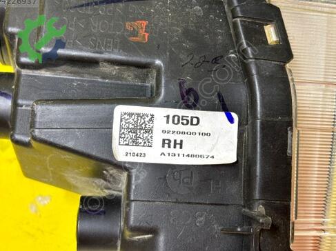 Hyundai i20 Sağ Sis Farı 92207Q0100 çıkma parça