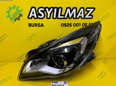Opel Insignia Sol Ön Far çıkma parça