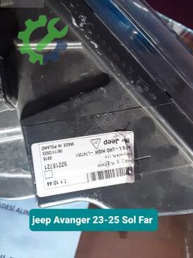 Jeep Avenger Far 23-25 çıkma parça