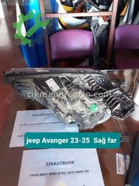 Jeep Avenger Sağ Ön Far 23-25 çıkma parça