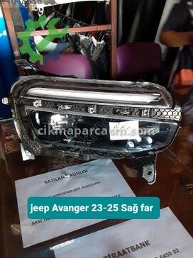 Jeep Avenger Sağ Ön Far 23-25 çıkma parça