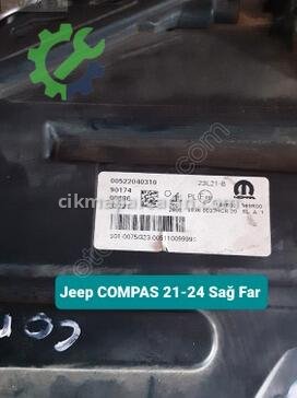 Jeep Compass Sağ Ön Far 21-24 çıkma parça