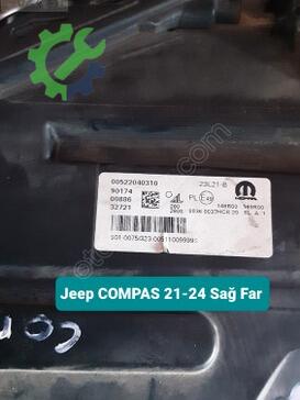 Jeep Compass Sağ Ön Far 21-24 çıkma parça