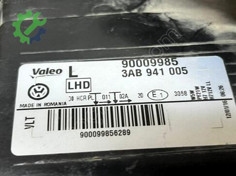 Volkswagen Jetta Sol Ön Far 3AB941005 çıkma parça
