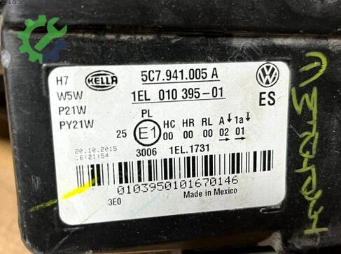 Volkswagen Jetta Sol Ön Far 5C7941005 çıkma parça