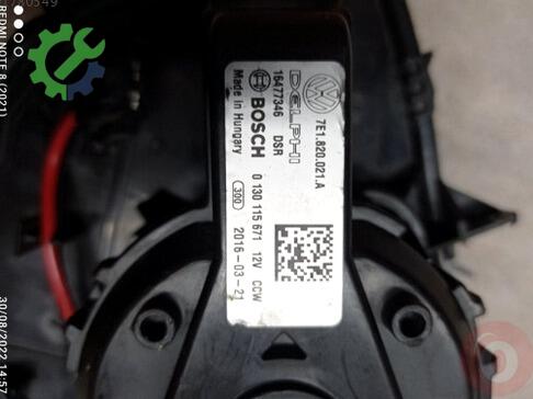 Volkswagen Transporter Kalorifer Motoru 7E1820021A çıkma parça
